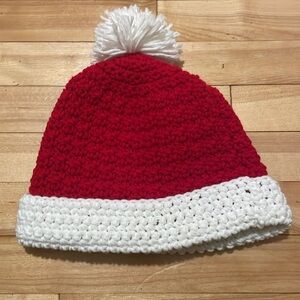 Crocheted Santa hat